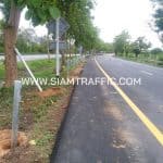 การ์ดเรล ติดตั้งทางหลวงหมายเลข 340 ตอนควบคุม 0402 ตอนโรงพยาบาลสรรคบุรี - ชัยนาท