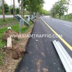 การ์ดเรล ติดตั้งบนทางหลวงหมายเลข 340
