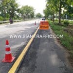 การ์ดเรล ทางหลวงหมายเลข 340 ตอนควบคุม 0402 ตอนโรงพยาบาลสรรคบุรี - ชัยนาท