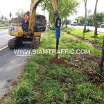 ติดตั้งการ์ดเรล ทางหลวงหมายเลข 340 ตอนควบคุม 0402 ตอนโรงพยาบาลสรรคบุรี - ชัยนาท