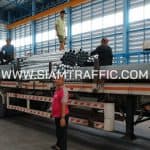 Guardrail บนทางหลวงหมายเลข 1155 ตอนควบคุม 0102 ตอน ทรายกาด - บ้านลุง