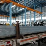 Guard rail เตรียมติดตั้งบนทางหลวงหมายเลข 1155 ตอนควบคุม 0102 ตอน ทรายกาด - บ้านลุง