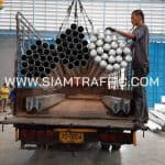 โรงงานผลิตการ์ดเรล ส่งสินค้าปลายทางที่แขวงทางหลวงแพร่