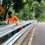 การ์ดเรล ทางหลวงหมายเลข 1388 ตอน ห้วยน้ำขุ่น - พระตำหนักดอยตุง ปริมาณงาน 847 ม. การ์ดเรล ทางหลวงหมายเลข 1388 ตอน ห้วยน้ำขุ่น - พระตำหนักดอยตุง ปริมาณงาน 847 ม.