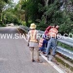 ราวกันตก safety ทางหลวงหมายเลข 1388 ห้วยน้ำขุ่น - พระตำหนักดอยตุง ราวกันตก safety ทางหลวงหมายเลข 1388 ห้วยน้ำขุ่น - พระตำหนักดอยตุง