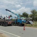 การติดตั้งราวกันอันตรายทางหลวงหมายเลข 23 ตอนควบคุม 0301 ตอน ห้วยแอ่ง - ร้อยเอ็ด ตอน 1 ระหว่าง กม.89+890 - กม.103+715 (เป็นช่วง ๆ) ปริมาณงาน 2,592 ม.