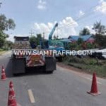 การติดตั้งราวกันอันตราย ทางหลวงหมายเลข 23 ปริมาณงาน 2,592 ม.