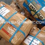 อุปกรณ์ราวกันอันตราย ทางหลวงหมายเลข 23 ตอนควบคุม 0301 ตอน ห้วยแอ่ง - ร้อยเอ็ด