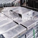 เหล็กรางซีการ์ดเรล ขนาด 150 x 75 x 20 มม. จำนวน 331 ตัว ปลายทางหมวดทางหลวงสันติสุข อำเภอปัว จังหวัดน่าน