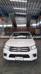 ราวเหล็กลูกฟูก 4.32 ม. ปลายทางอำเภอปักธงชัย จังหวัดนครราชสีมา