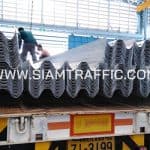 แผ่น guard rails ปลายทาง อ.งาว จ.แพร่