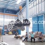 ราวเหล็กกั้นถนน ปลายทางส่งไปที่จังหวัดอุตรดิตถ์