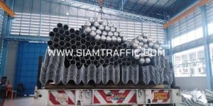 ราวกันอันตราย (Guard rails) ส่งไปที่อำเภองาว จังหวัดแพร่