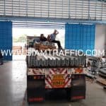 การ์ดเรล กรมทางหลวง อ.งาว จ.แพร่