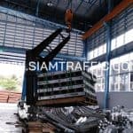 เหล็กรางซี Block Out Lip ขนาด 150 x 75 x 20 มิลลิเมตร จำนวน 780 ตัว ส่งไปที่อำเภองาว จังหวัดแพร่