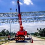 ป้าย overhead ติดตั้งบนทางหลวงพิเศษหมายเลข 7 ตอน พัทยา - มาบตาพุด