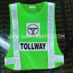 เสื้อสะท้อนแสง สีเขียว TOLLWAY เสื้อสะท้อนแสง สีเขียว TOLLWAY