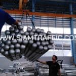 การ์ดเรล กรมทางหลวงชนบท ปลายทางแหลมฉบัง จังหวัดชลบุรี