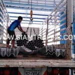 ราวเหล็กลูกฟูก ปลายทางแหลมฉบัง จ.ชลบุรี