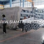เสาการ์ดเรล แขวงทางหลวงพิเศษระหว่างเมือง (Motorway)