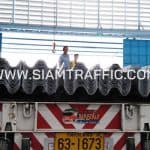 โรงงานผลิตการ์ดเรล ส่งไปปลายทางแขวงทางหลวงเพชรบุรี