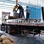 การ์ดเรล ปลายทางถนนราชวิถี ตำบลคลองกระแซง อำเภอเมืองเพชรบุรี จังหวัดเพชรบุรี